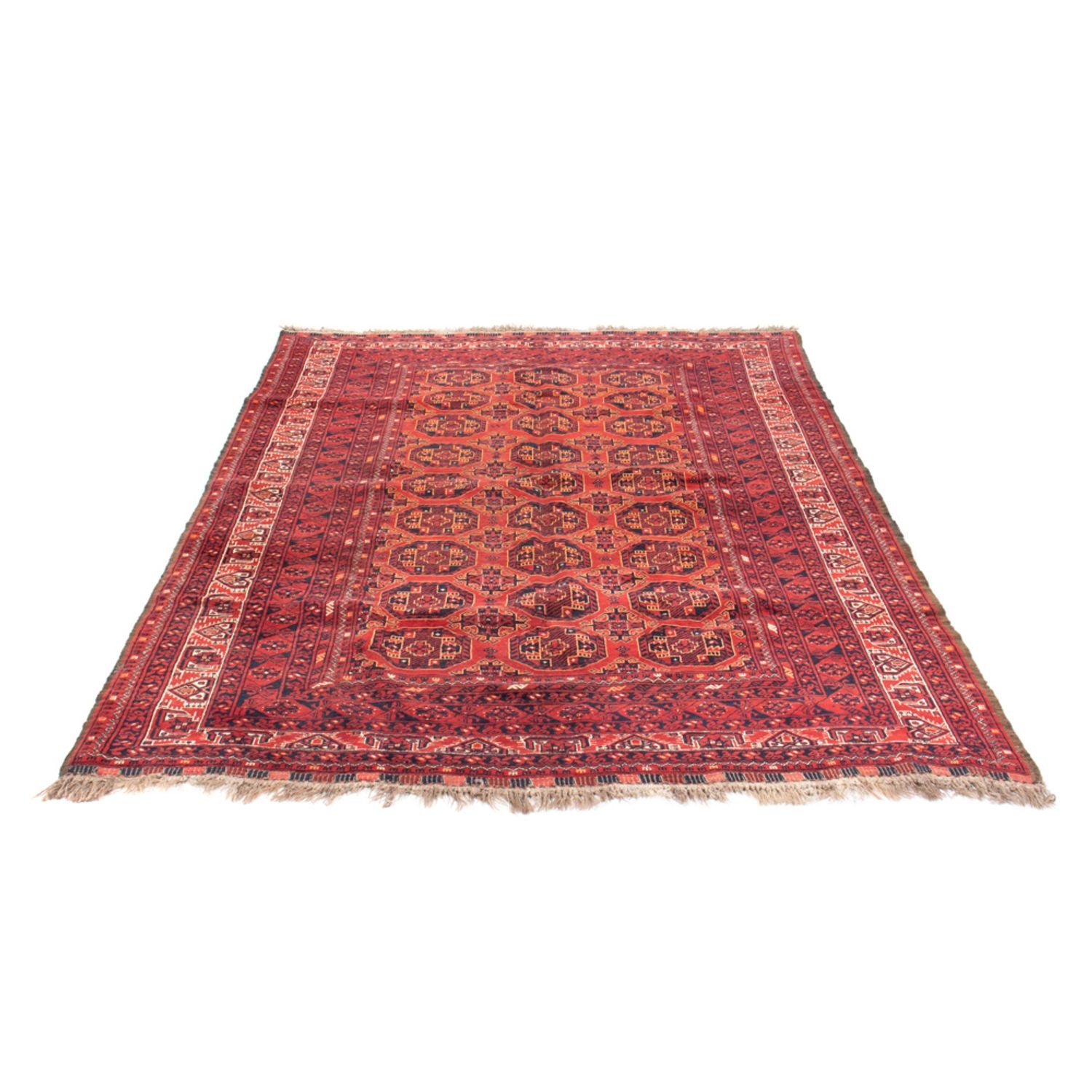 Turkaman Teppich - 246 x 157 cm - rot