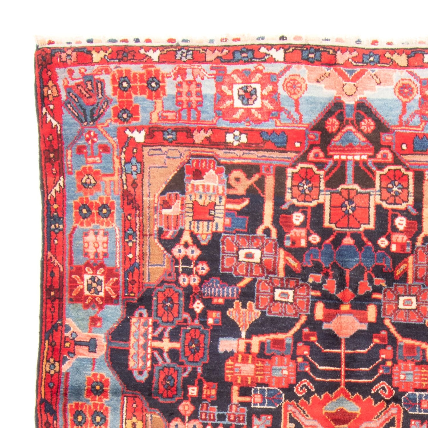 Perserteppich - Nomadic - 274 x 168 cm - dunkelblau