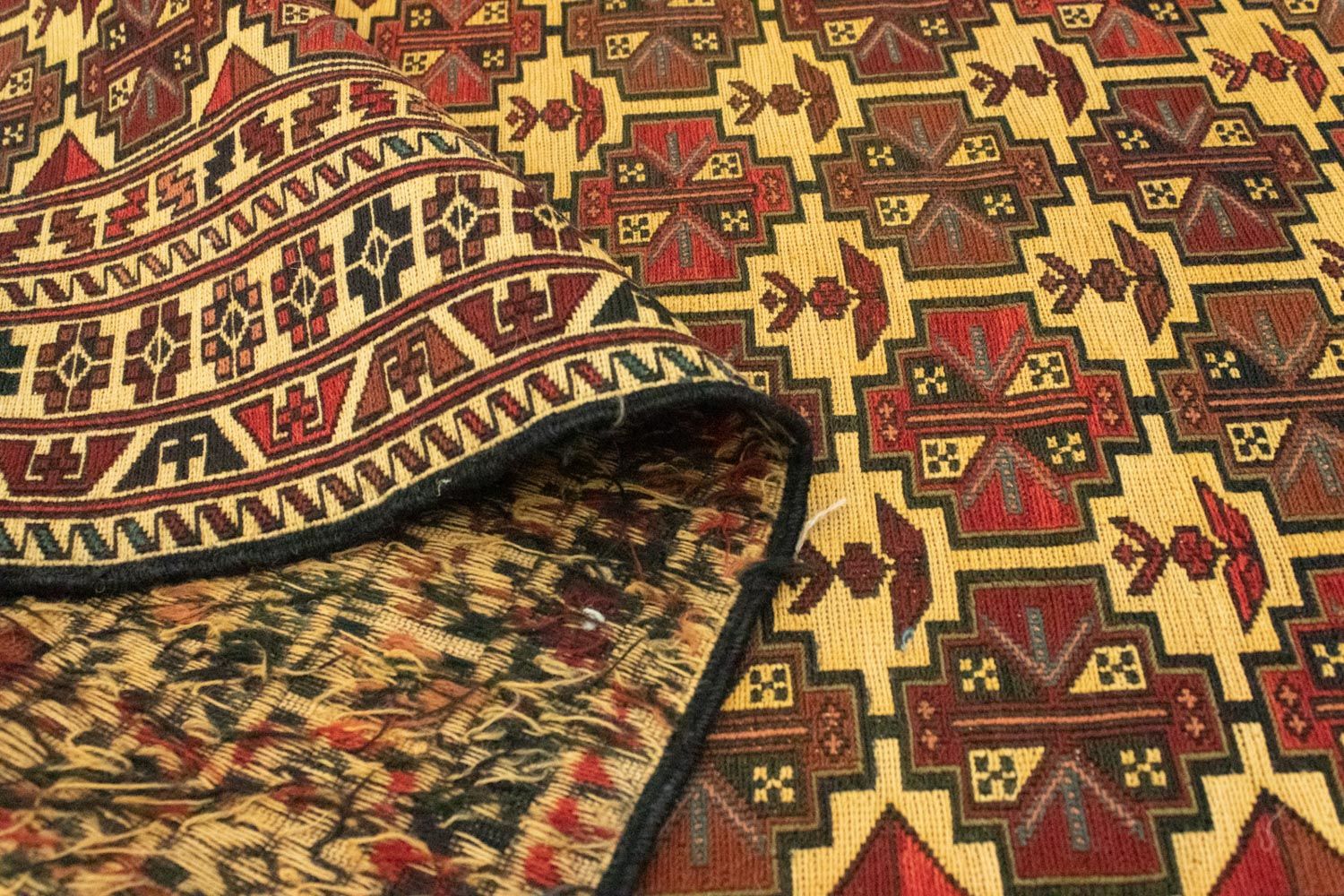 Kelim Teppich - Oriental 291 x 82 cm - mehrfarbig