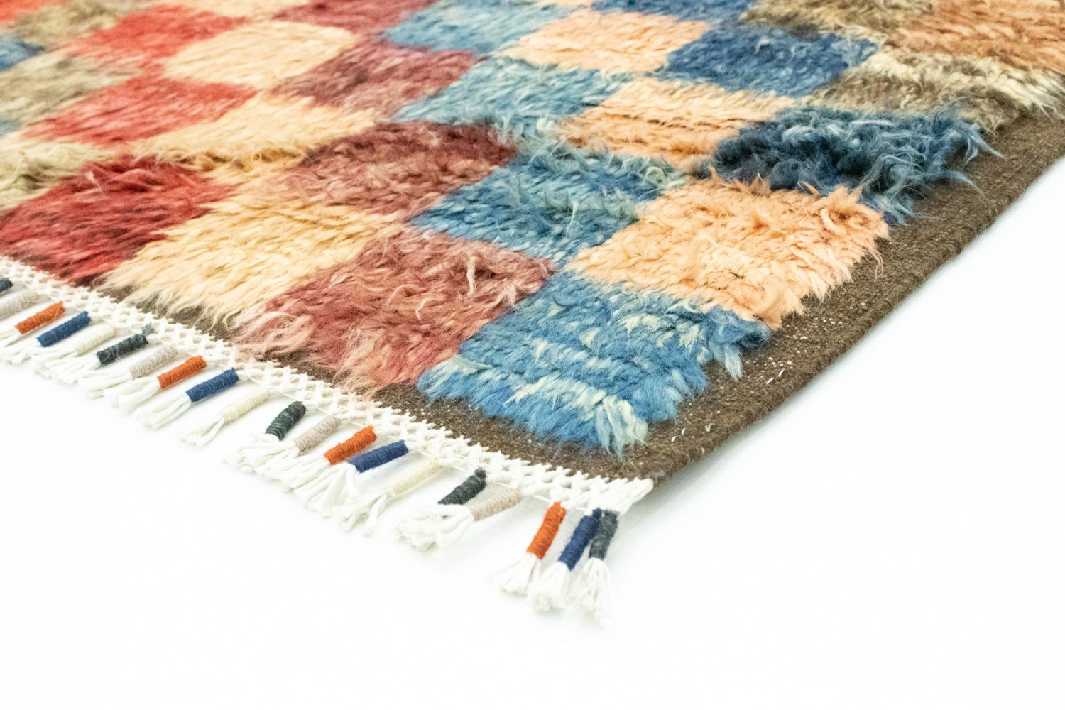 Berber Teppich 206 x 143 cm - bunt