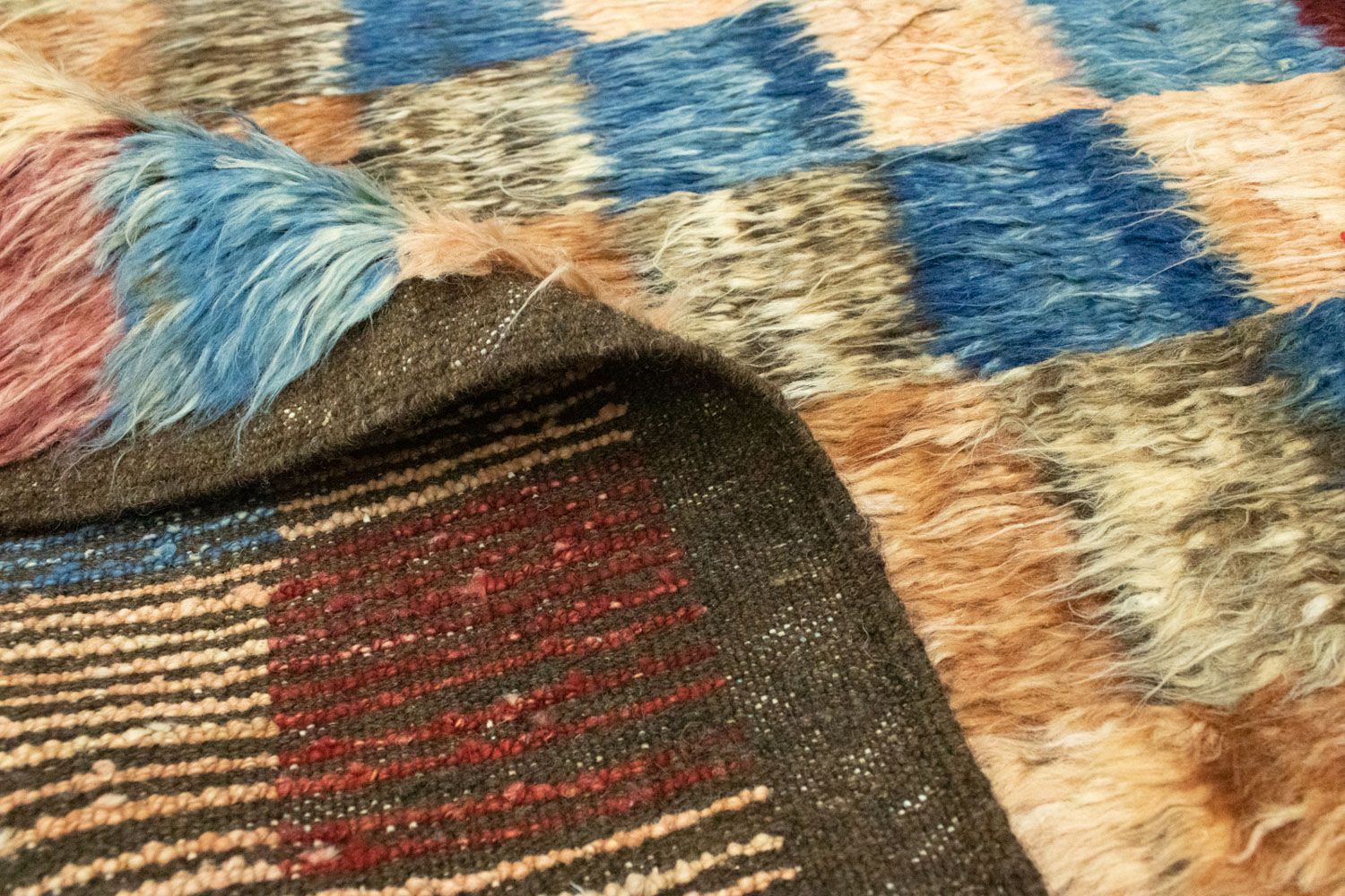 Berber Teppich 206 x 143 cm - bunt