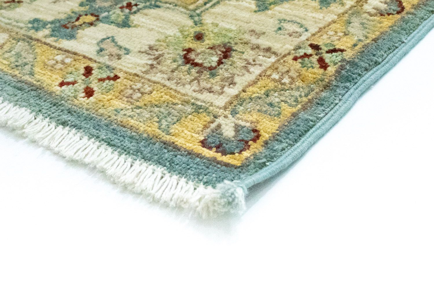 Ziegler Teppich 180 x 120 cm - hellblau