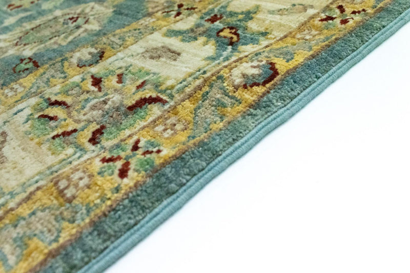 Ziegler Teppich 180 x 120 cm - hellblau
