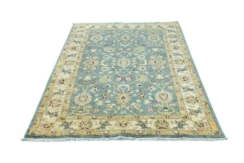 Ziegler Teppich 180 x 120 cm - hellblau