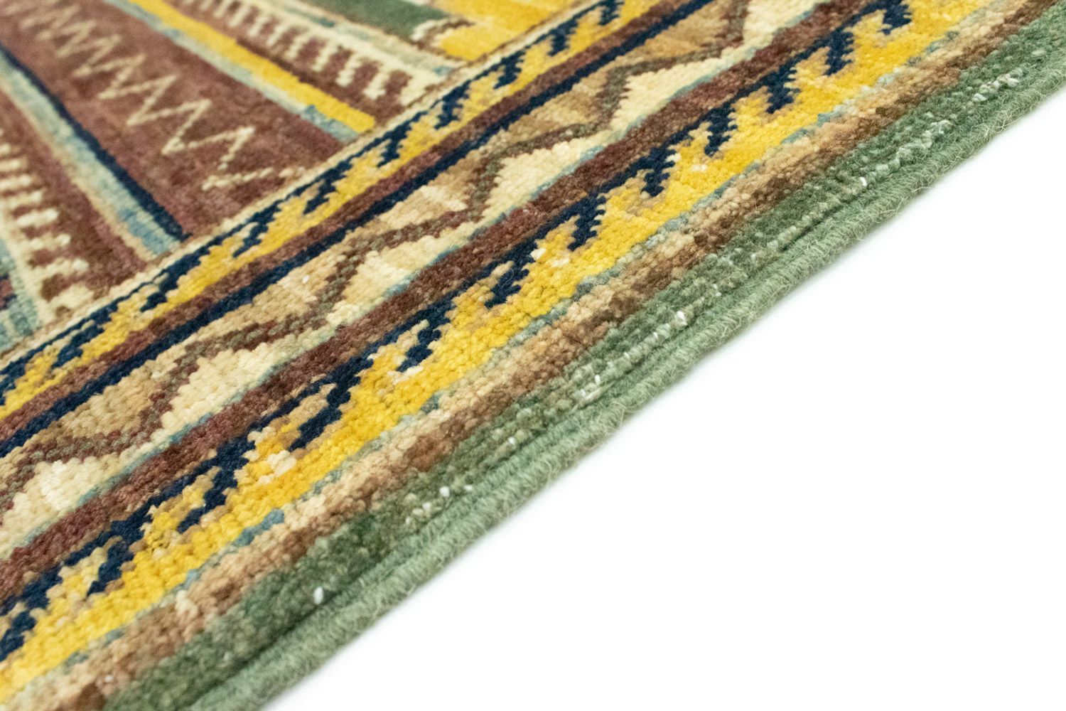 Ziegler Teppich - Modern 203 x 145 cm - grün