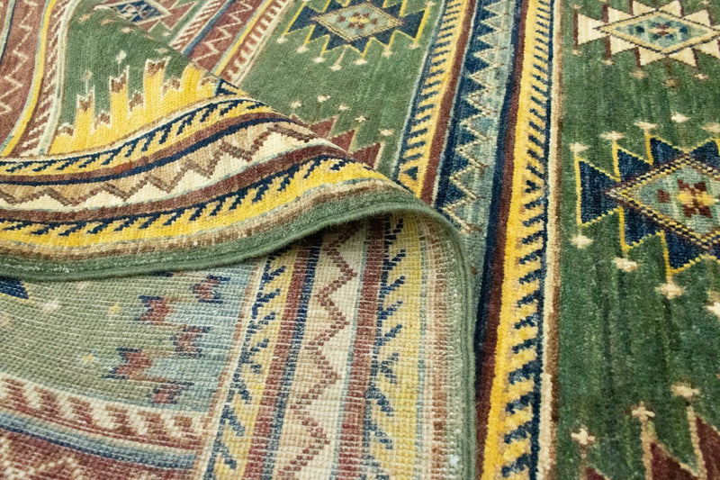 Ziegler Teppich - Modern 203 x 145 cm - grün