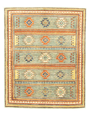 Ziegler Teppich - Modern 182 x 152 cm - orange