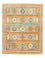 Ziegler Teppich - Modern 182 x 152 cm - orange