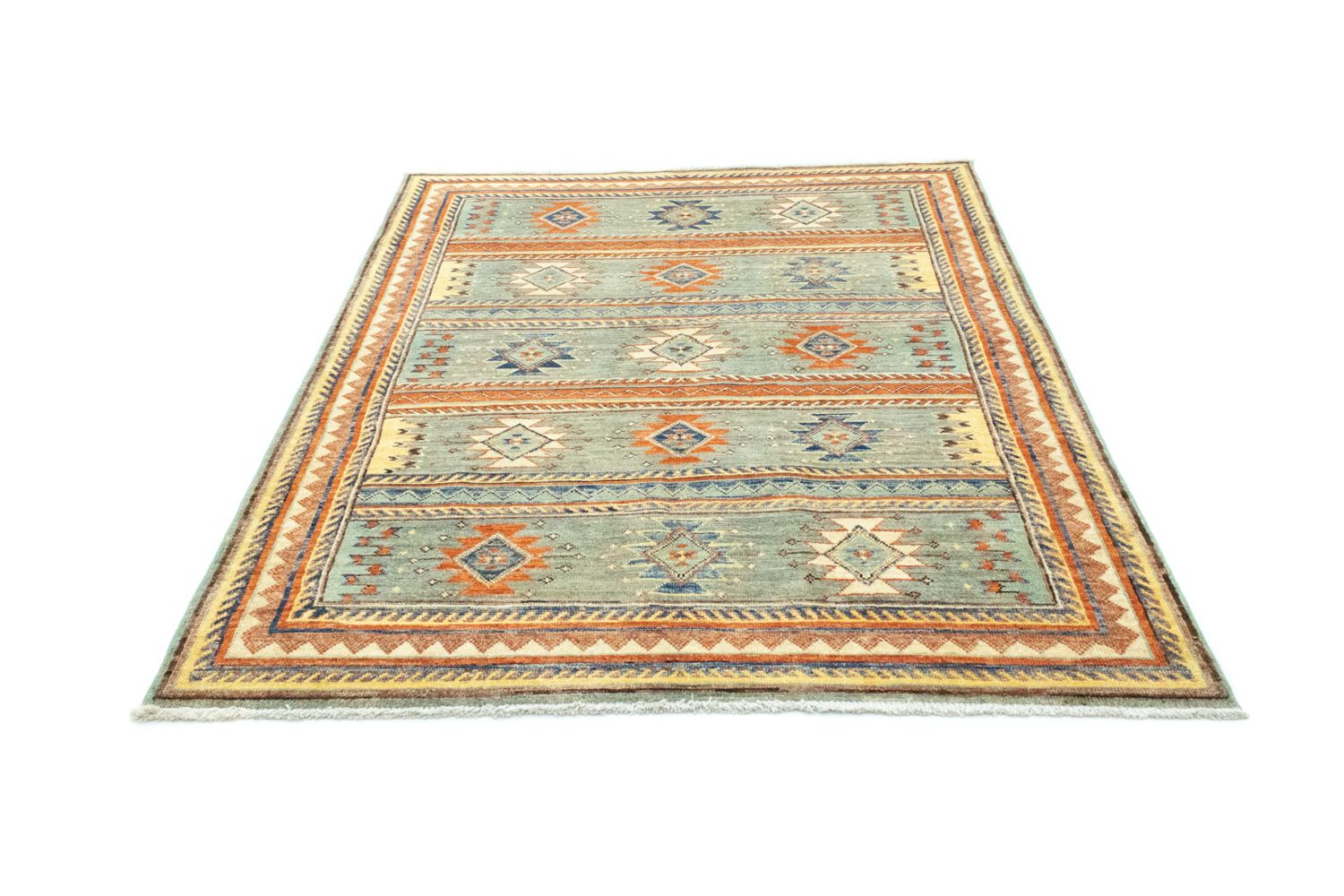Ziegler Teppich - Modern 182 x 152 cm - orange