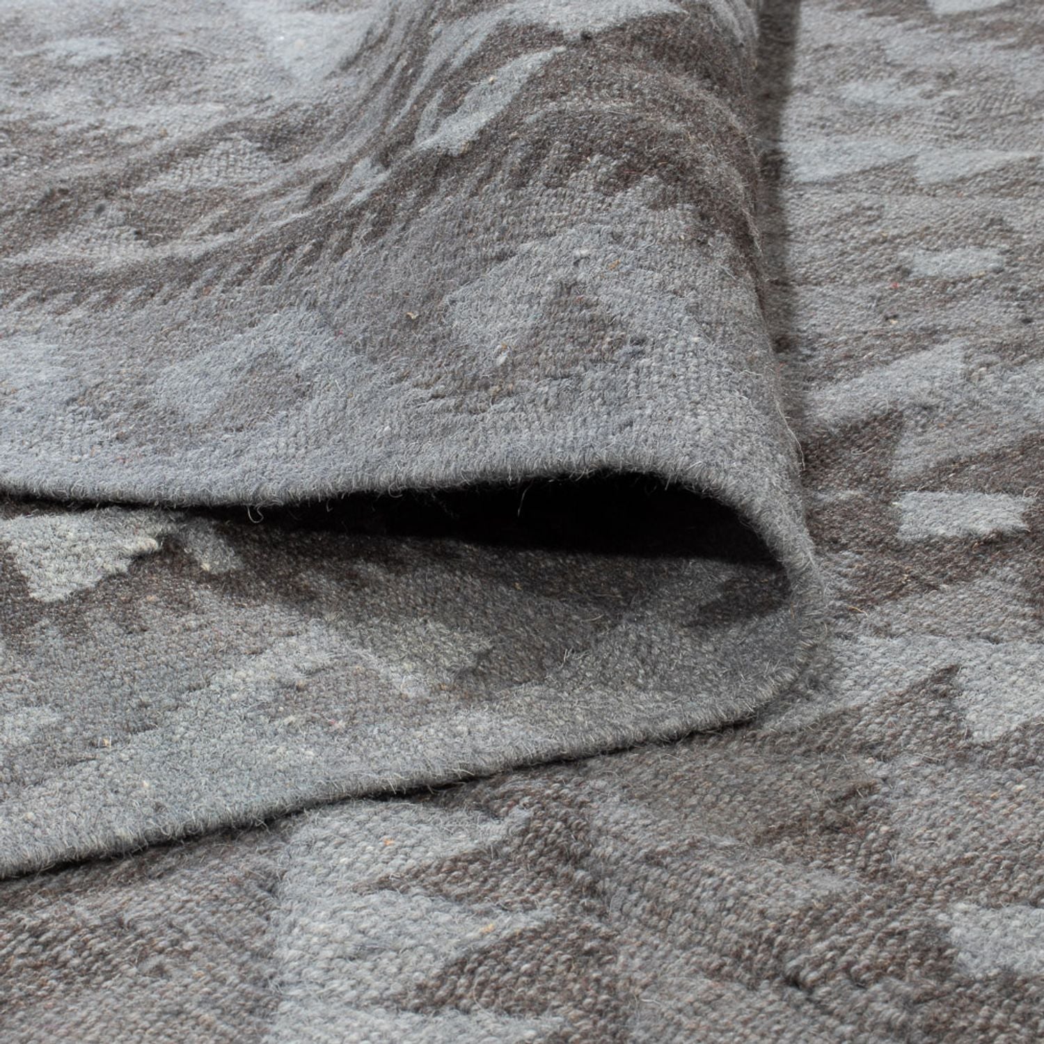 Kelim Teppich - Trendy - 296 x 186 cm - grau