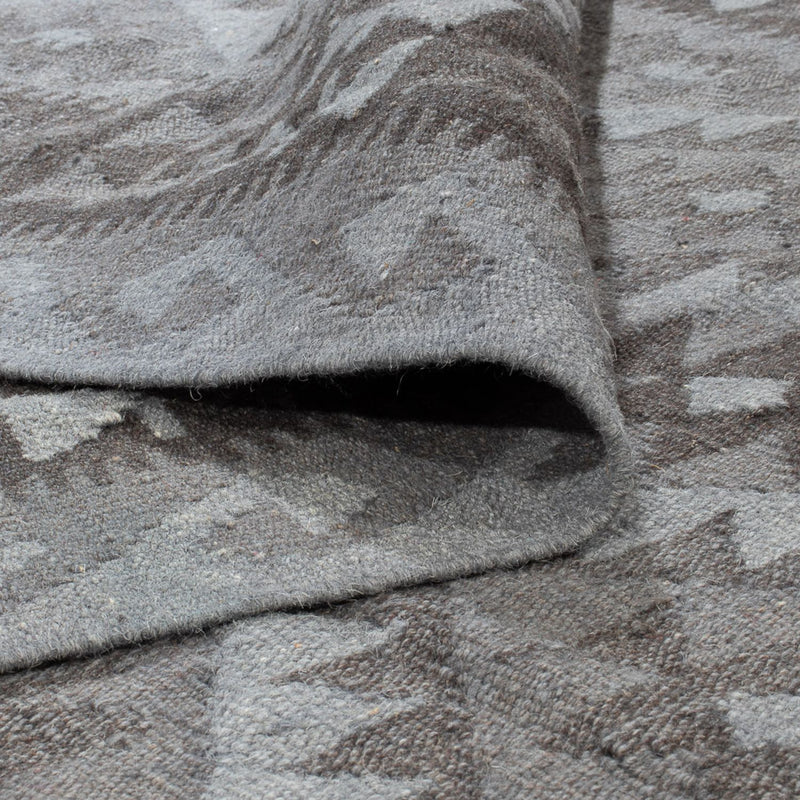 Kelim Teppich - Trendy - 296 x 186 cm - grau