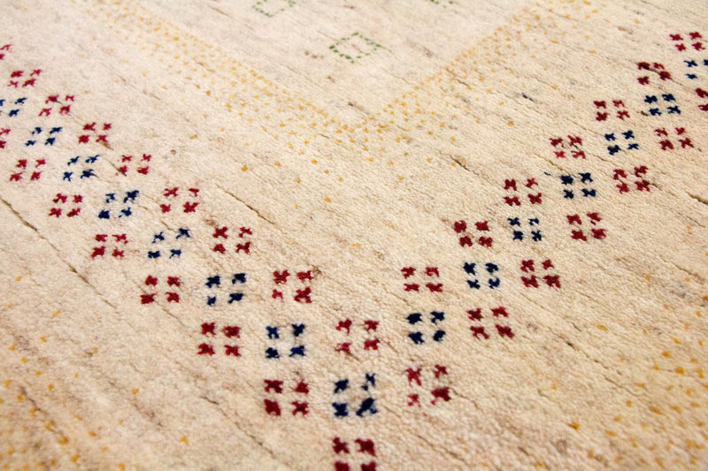 Gabbeh Teppich - Loribaft Indus 250 x 200 cm - beige