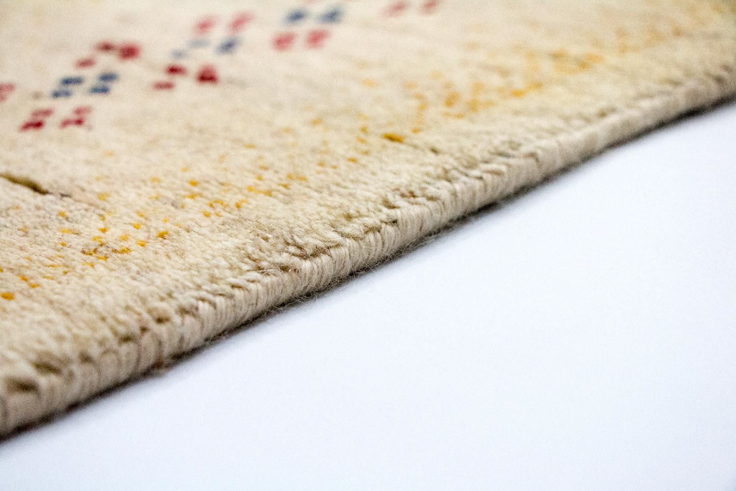 Gabbeh Teppich - Loribaft Indus 250 x 200 cm - beige