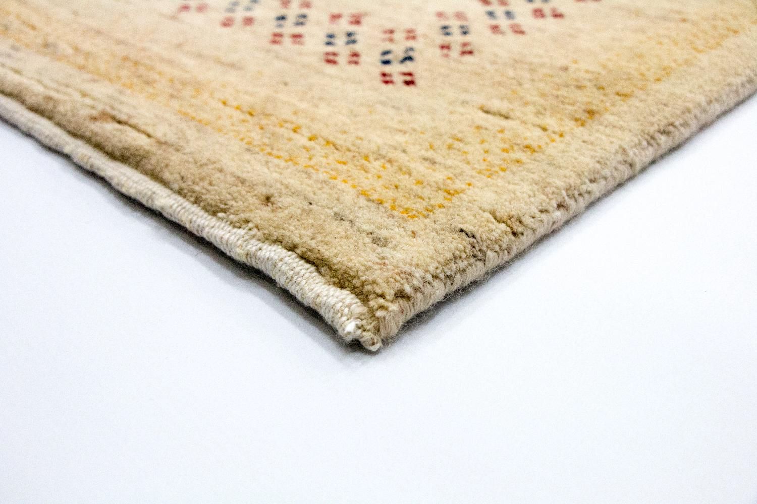 Gabbeh Teppich - Loribaft Indus 250 x 200 cm - beige