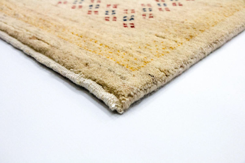Gabbeh Teppich - Loribaft Indus 250 x 200 cm - beige