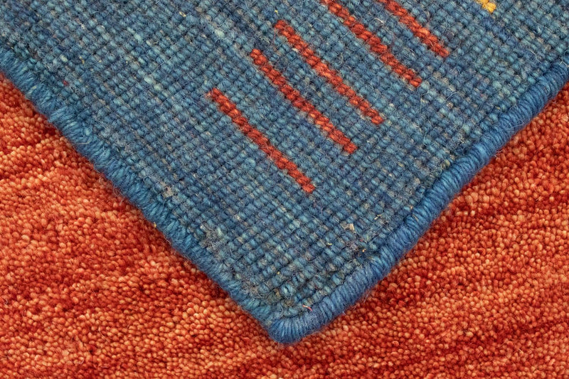 Gabbeh Teppich - Indus 200 x 80 cm - rot