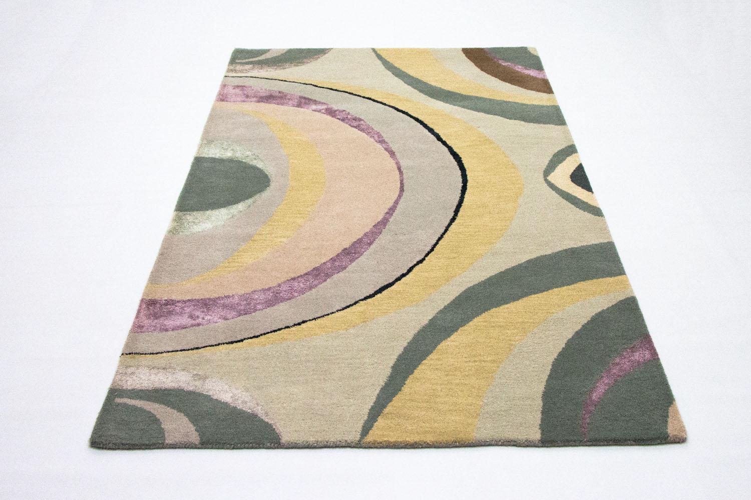 Designer Teppich 238 x 154 cm Wohnzimmer Teppich