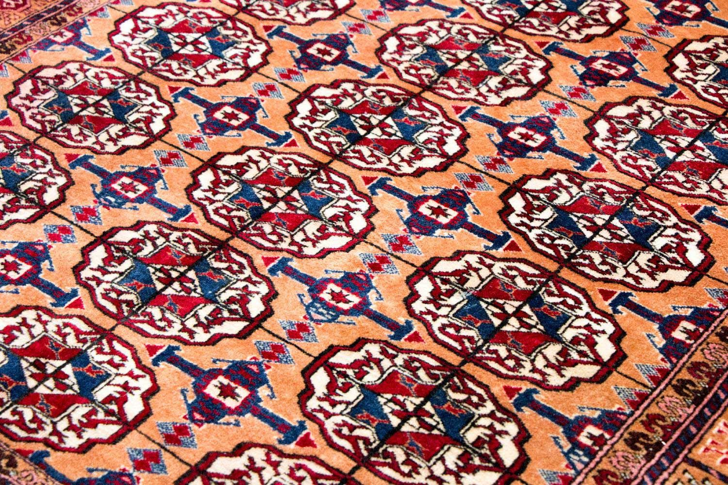 Afghan Teppich - Buchara 170 x 120 cm - lachs