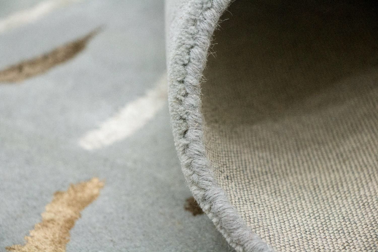 Designer Teppich 242 x 153 cm Wohnzimmer Teppich