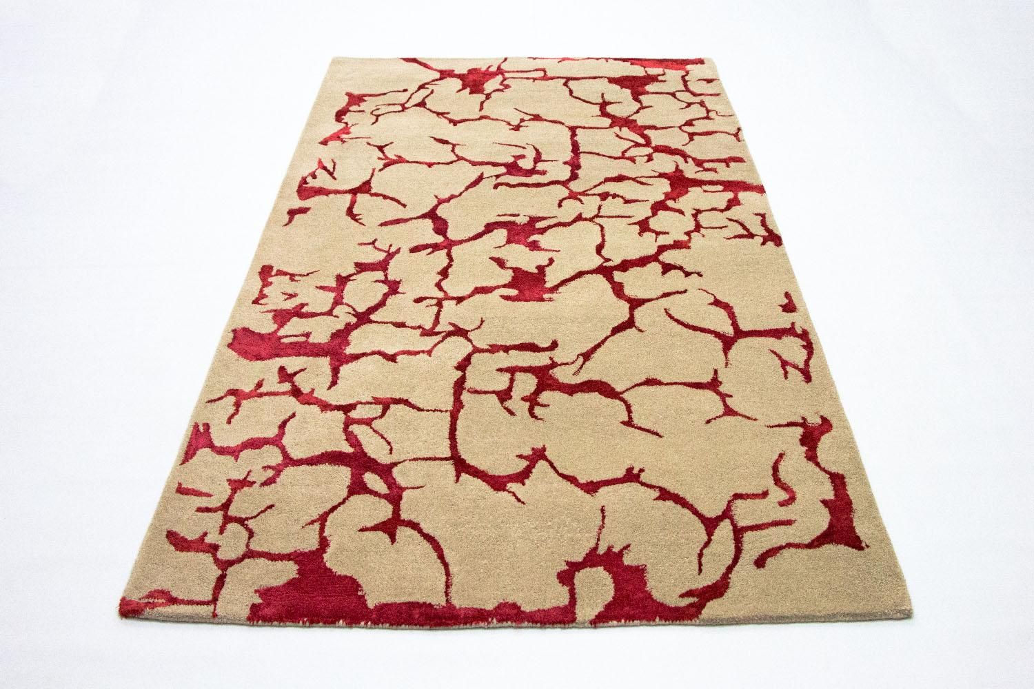Designer Teppich 239 x 151 cm Wohnzimmer Teppich