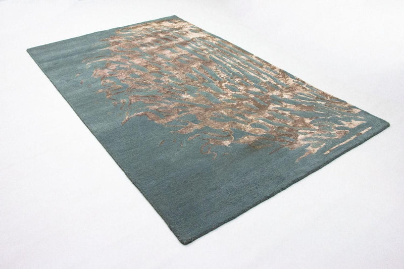 Designer Teppich 242 x 153 cm Wohnzimmer Teppich