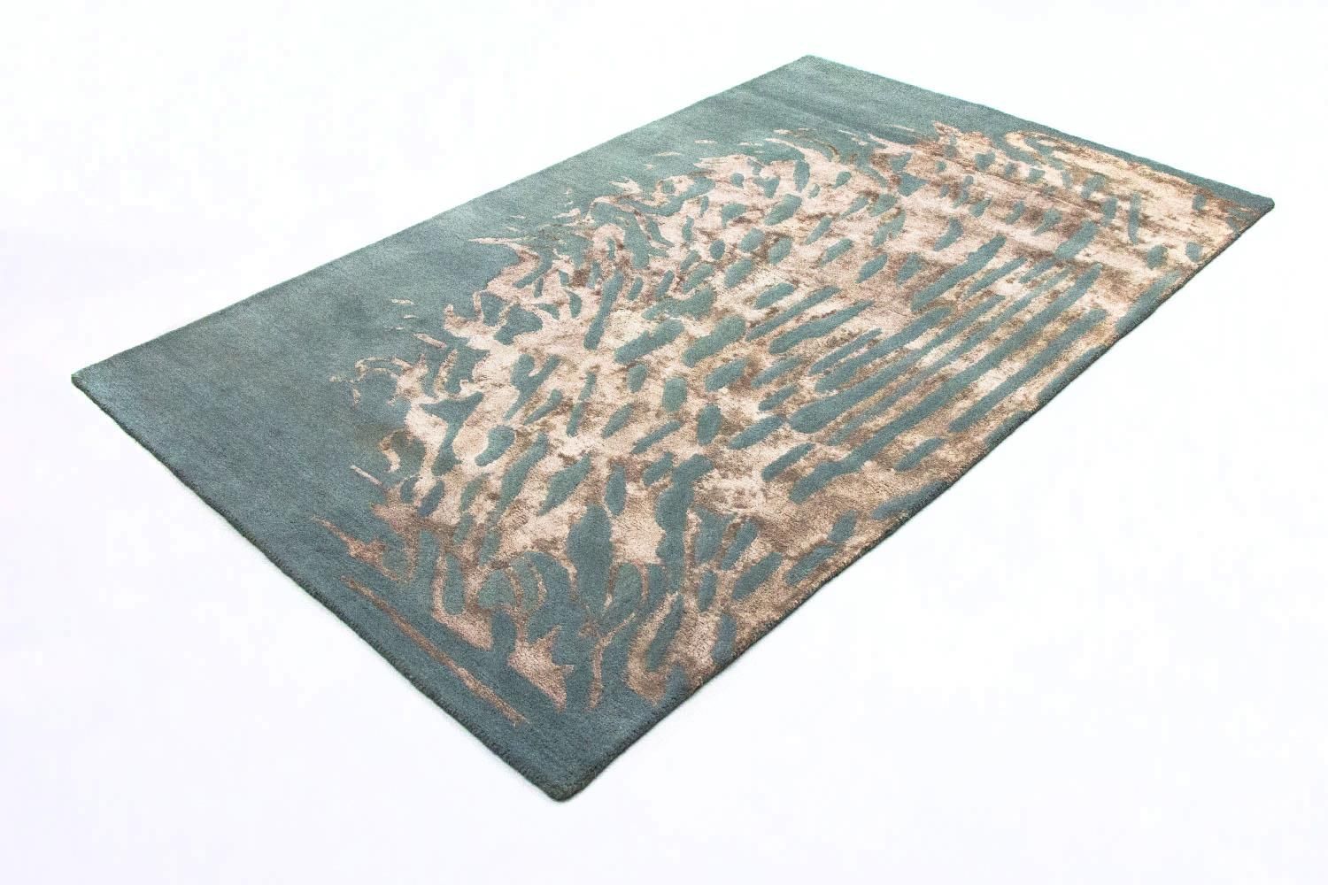 Designer Teppich 242 x 153 cm Wohnzimmer Teppich