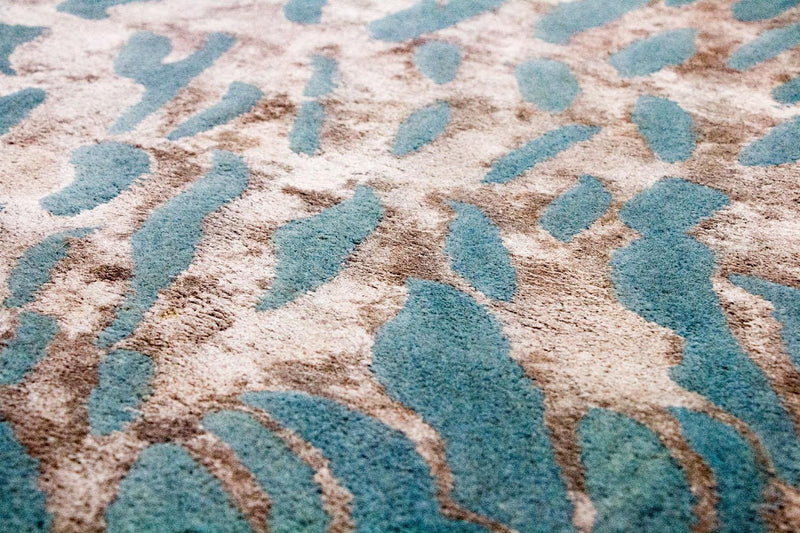 Designer Teppich 242 x 153 cm Wohnzimmer Teppich