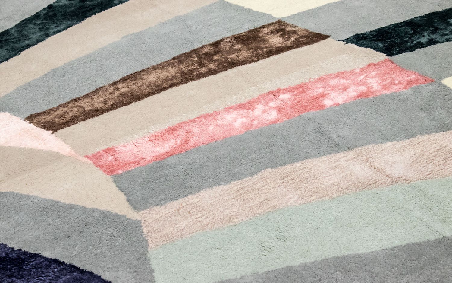 Designer Teppich 300 x 250 cm Teppich Wohnzimmer