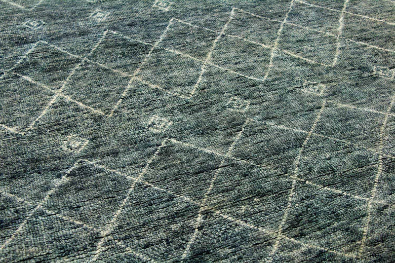 Designer Teppich 251 x 153 cm - grau