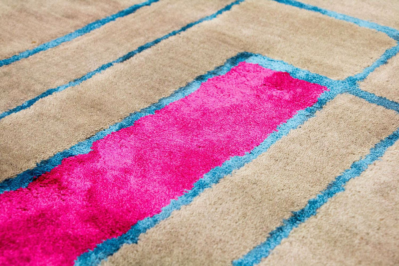 Designer Teppich 239 x 152 cm Teppich Wohnzimmer