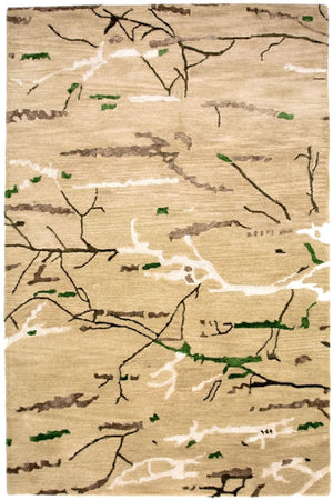 Designer Teppich 241 x 152 cm Wohnzimmer Teppich