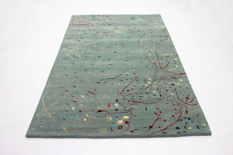 Designer Teppich 243 x 156 cm Teppich Wohnzimmer