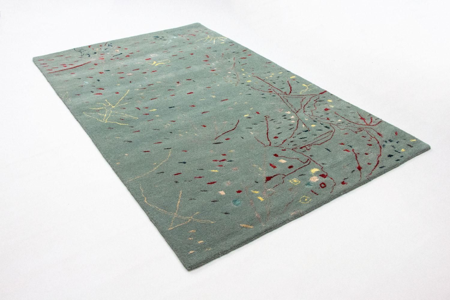 Designer Teppich 243 x 156 cm Teppich Wohnzimmer