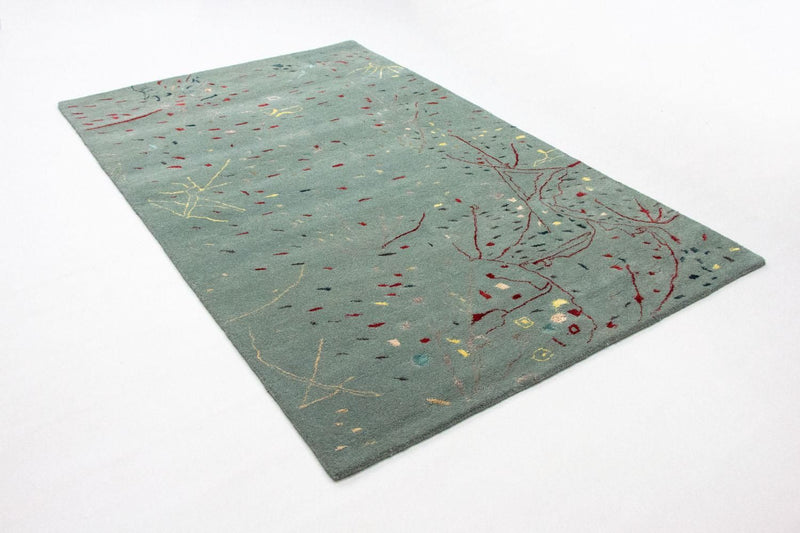 Designer Teppich 243 x 156 cm Teppich Wohnzimmer