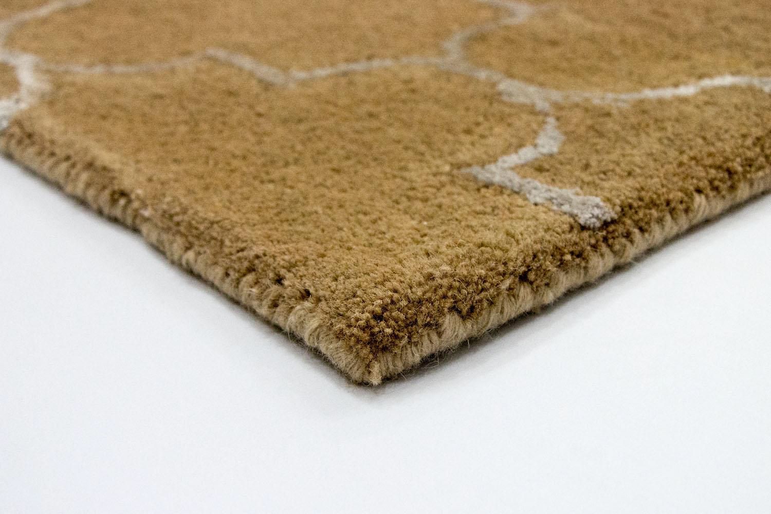 Wollteppich 243 x 156 cm Teppich Wohnzimmer