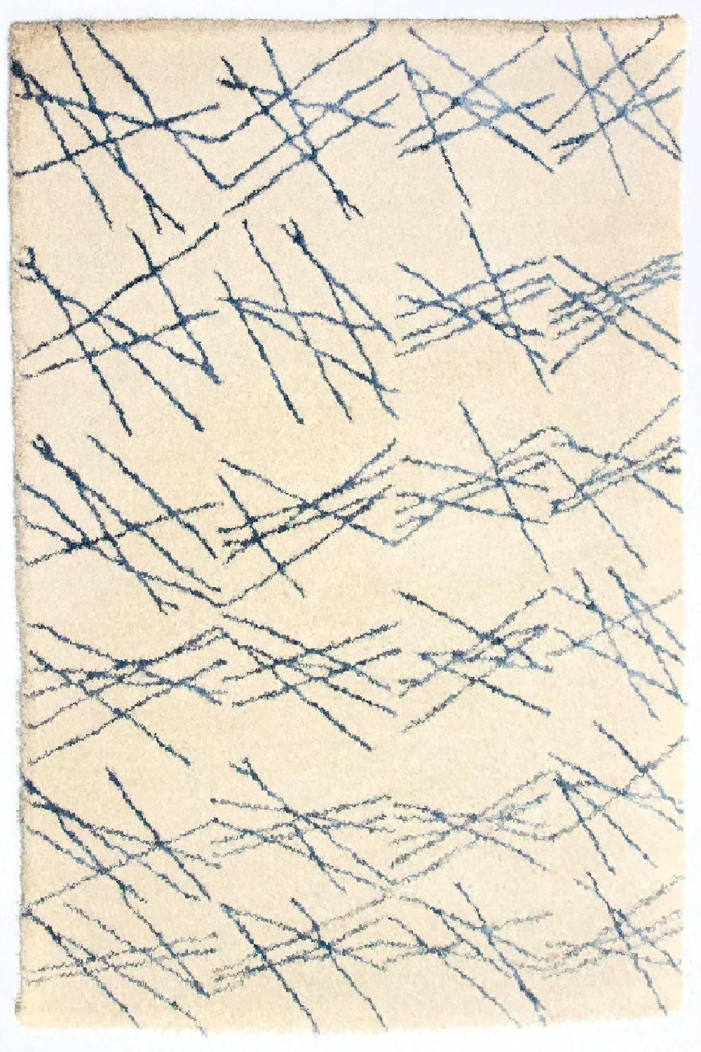 Designer Teppich 197 x 138 cm Teppichbrücke