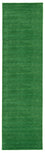 Gabbeh Teppich - Indus 400 x 80 cm - dunkelgrün