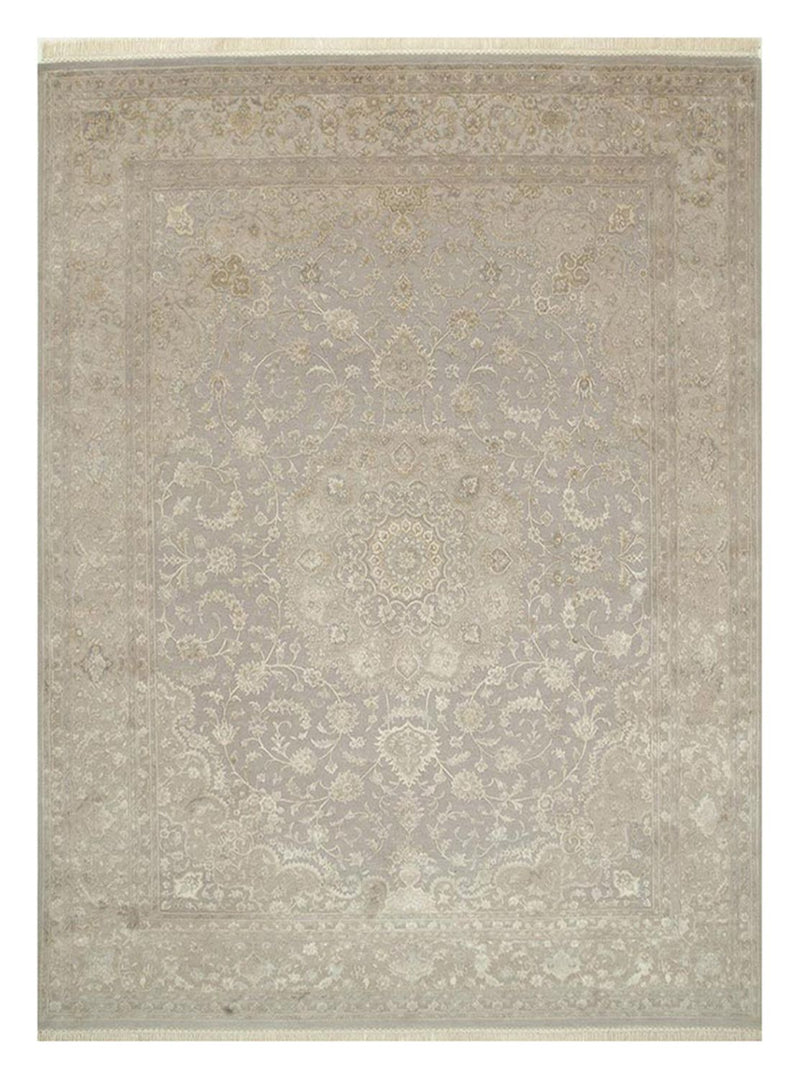 Wollteppich - 300 x 240 cm - hellgrau