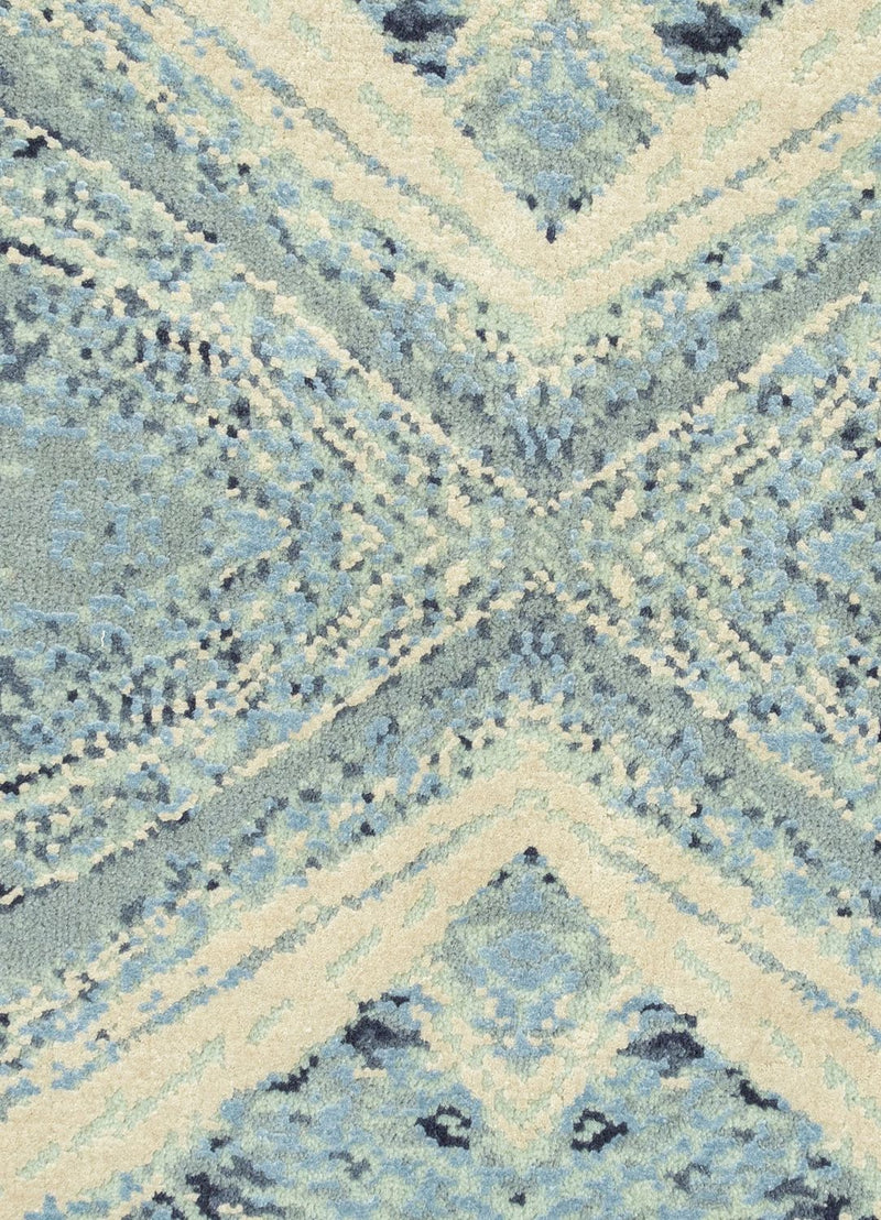 Wollteppich - 300 x 240 cm - hellblau