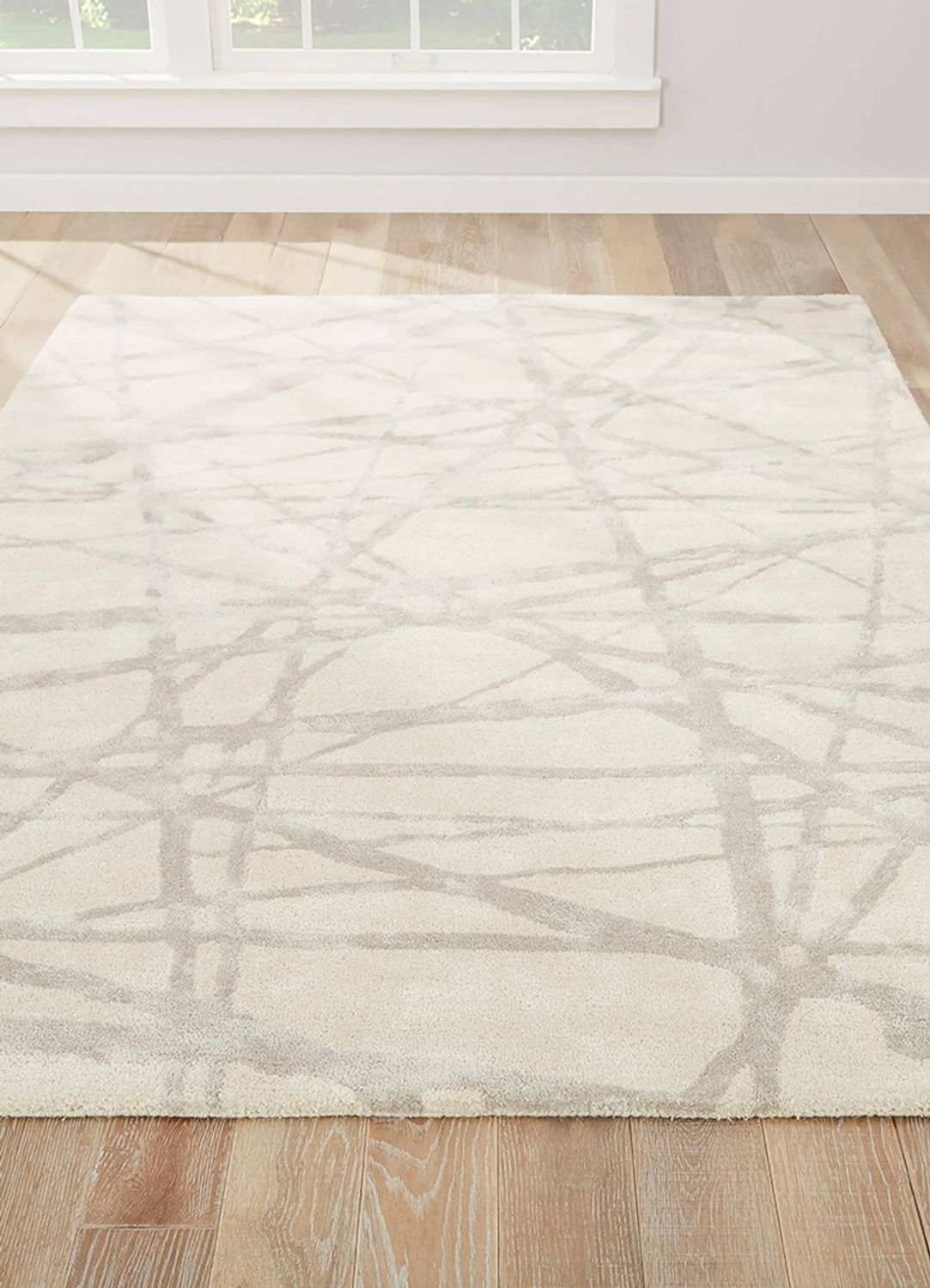 Wollteppich - 240 x 150 cm - creme