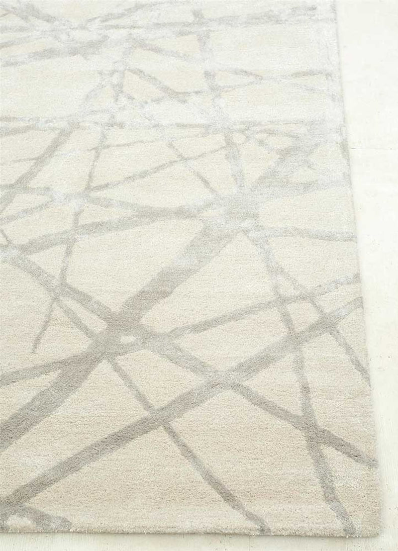 Wollteppich - 240 x 150 cm - creme