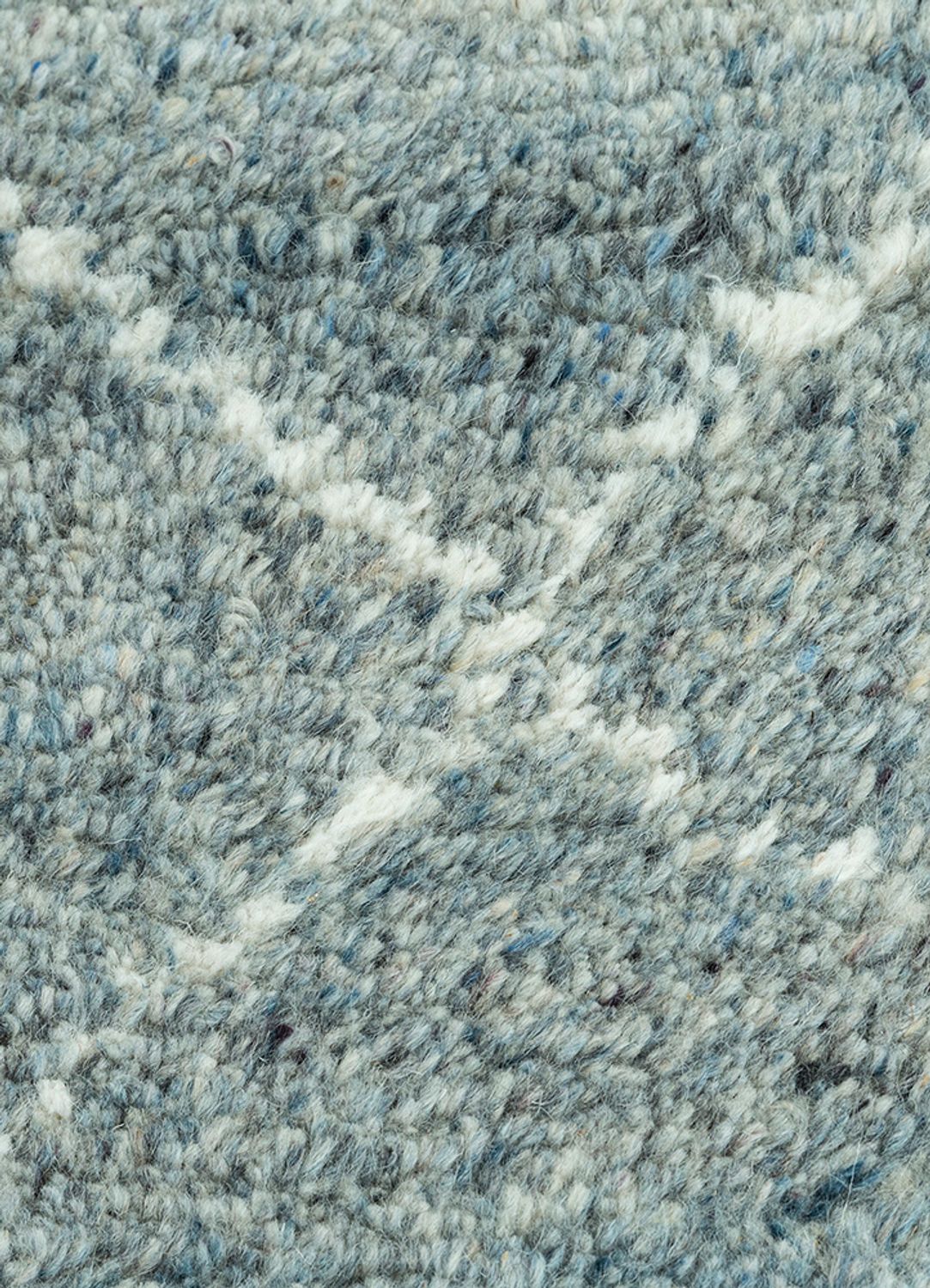 Wollteppich - 240 x 150 cm - petrolblau