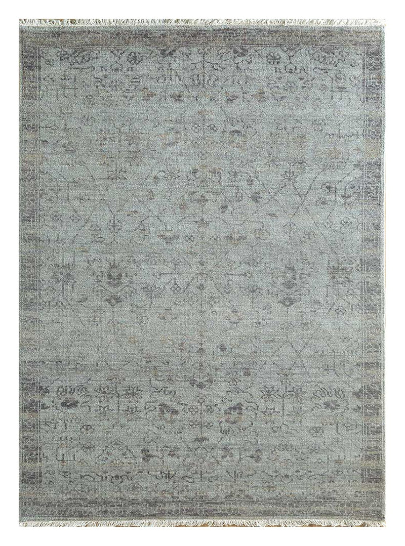 Wollteppich - 300 x 240 cm - lichtblau