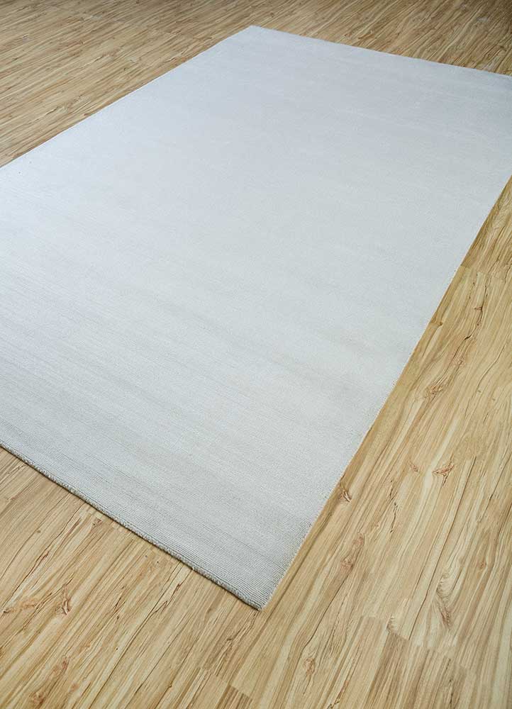 Viskose Teppich - 240 x 150 cm - hellgrau