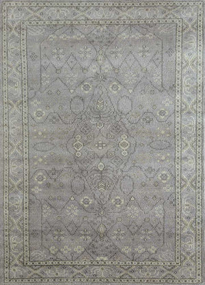 Wollteppich - 360 x 270 cm - grau