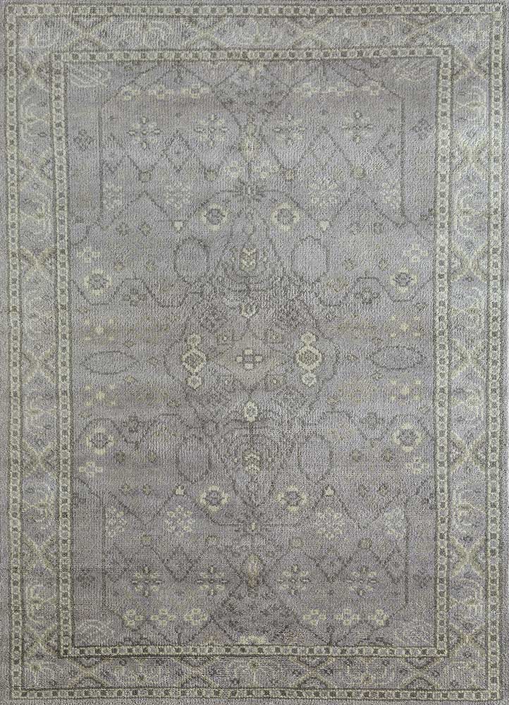 Wollteppich - 360 x 270 cm - grau
