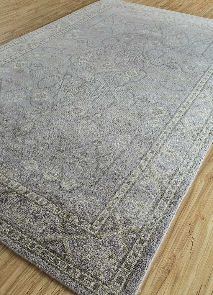 Wollteppich - 360 x 270 cm - grau