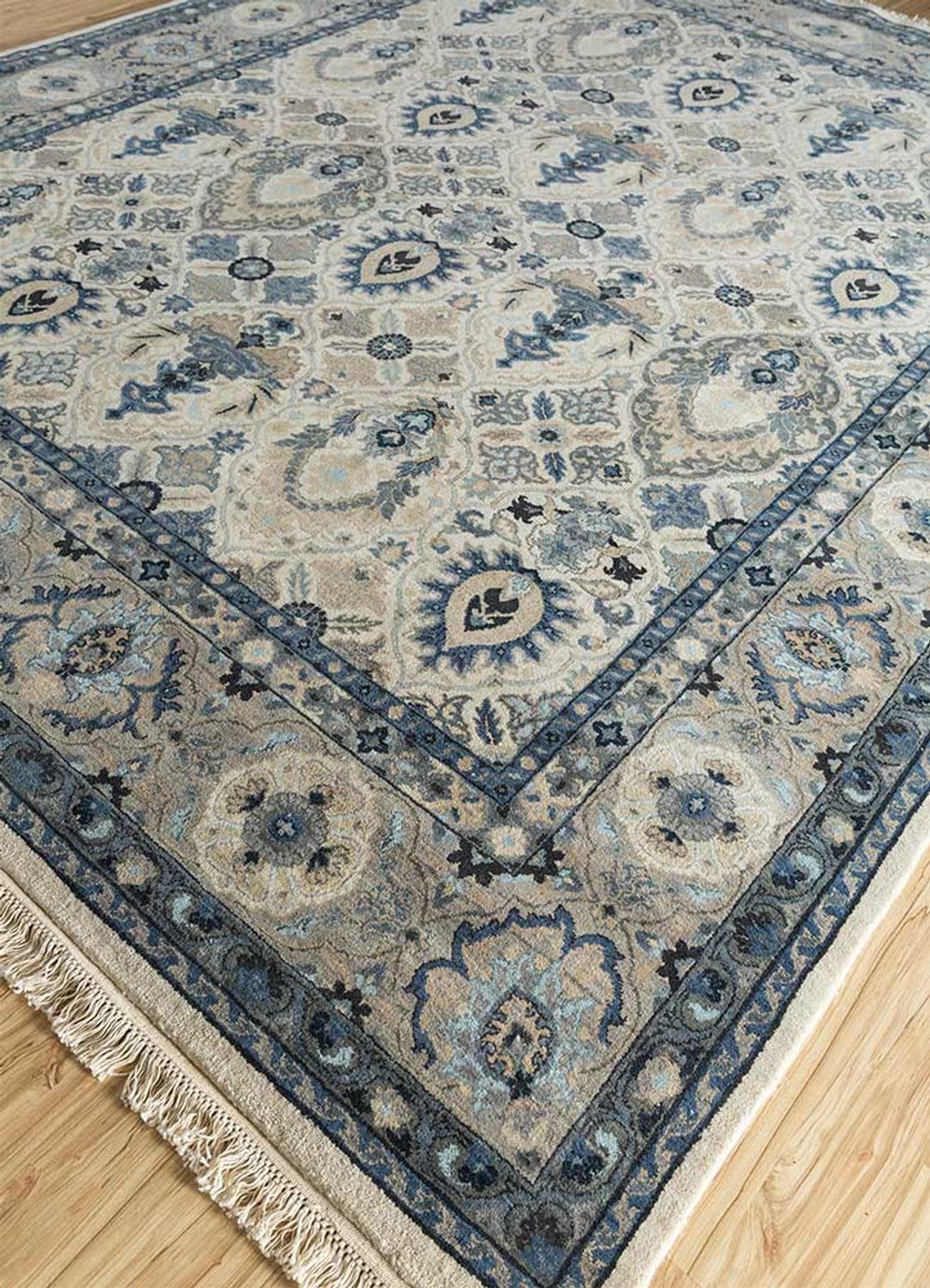 Wollteppich - 300 x 240 cm - creme