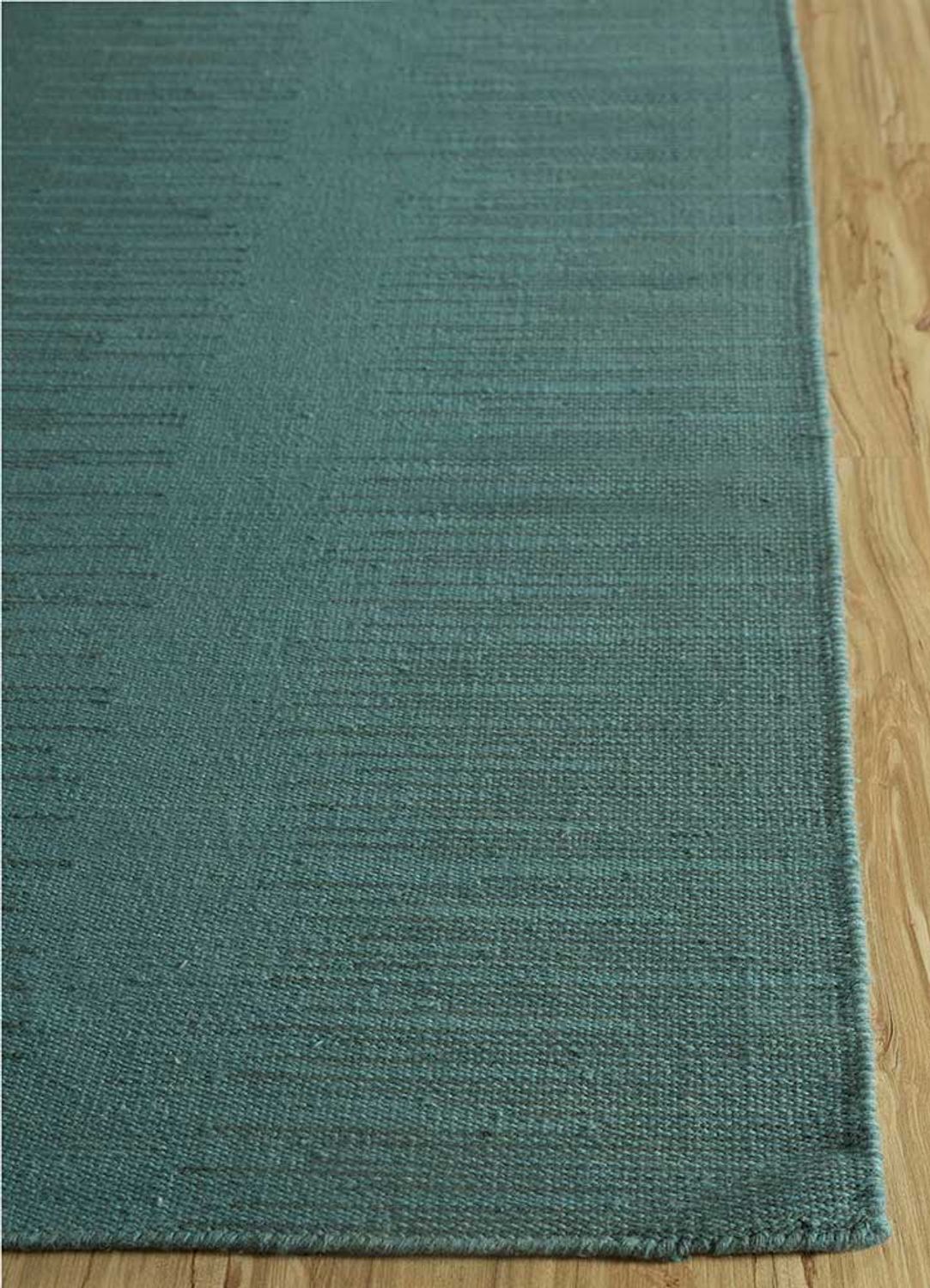 Wollteppich - 240 x 150 cm - dunkelgrün