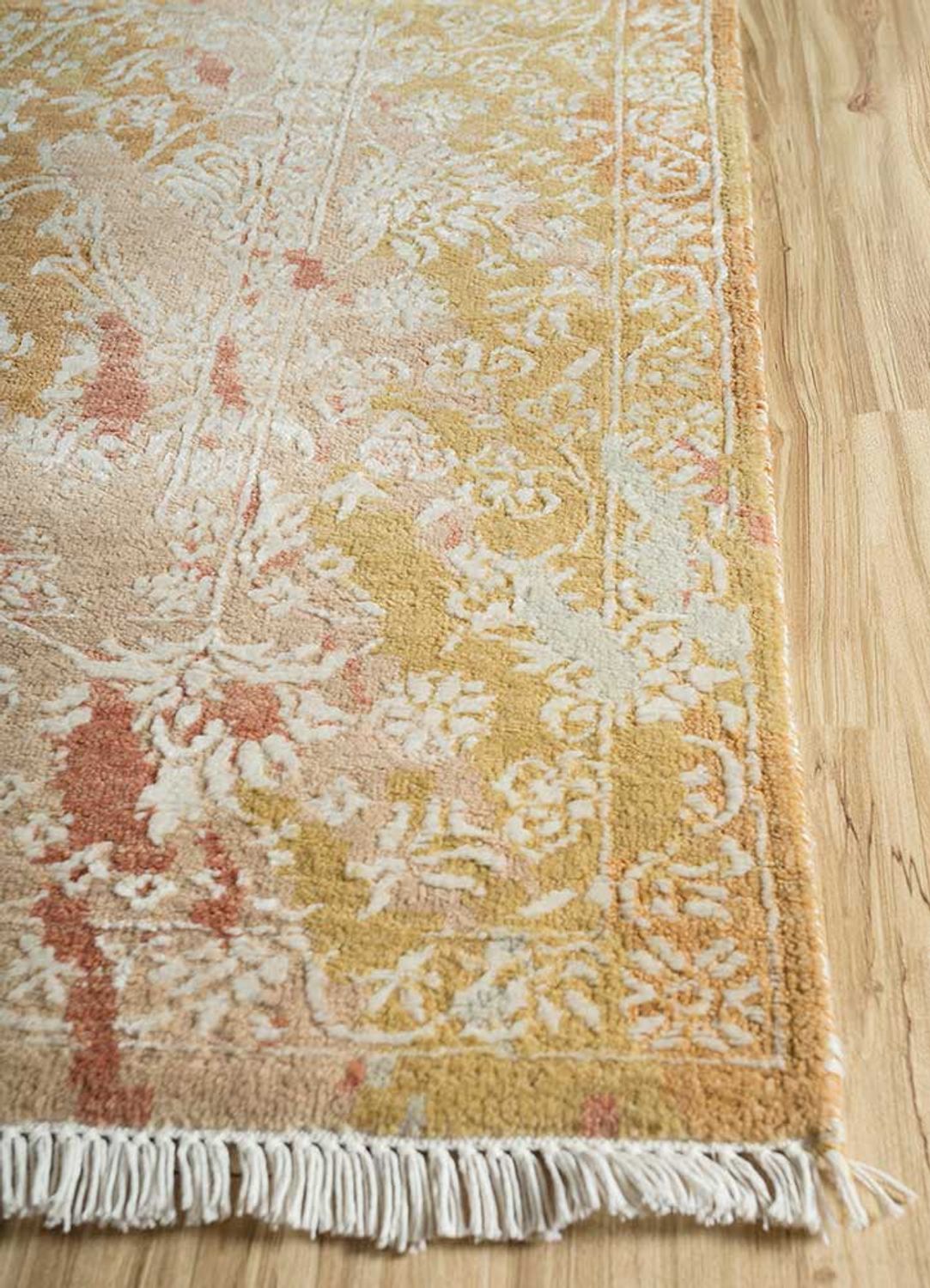 Wollteppich - 300 x 240 cm - orange